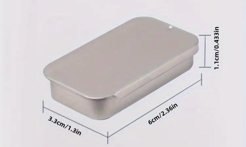 Slider tin Scent container